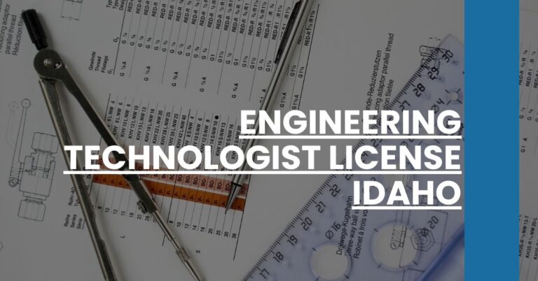 Engineering Technologist License Idaho Feature Image