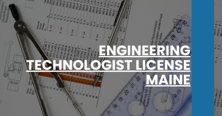 Engineering Technologist License Maine Feature Image