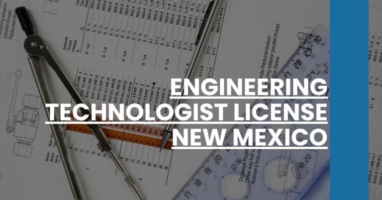 Engineering Technologist License New Mexico Feature Image