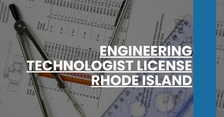 Engineering Technologist License Rhode Island Feature Image